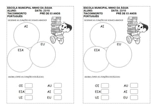 MINHAS ATIVIDADES MES 10 COM ARTES