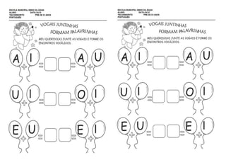 MINHAS ATIVIDADES MES 10 COM ARTES