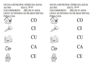 MINHAS ATIVIDADES MES 10 COM ARTES
