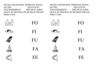 MINHAS ATIVIDADES MES 10 COM ARTES