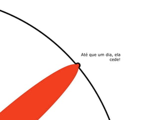 Até que um dia, ela
             cede!
 