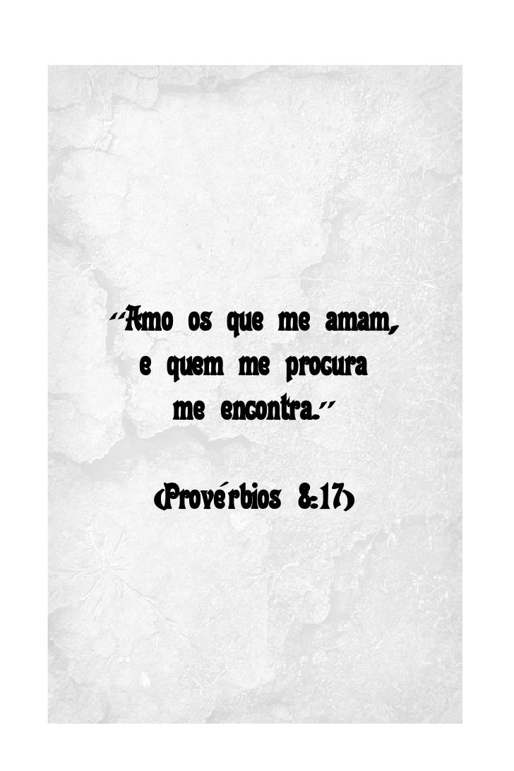 Provérbios 8 17 3