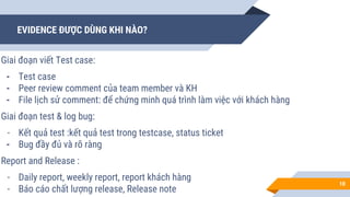 Evidence trong software testing | PDF