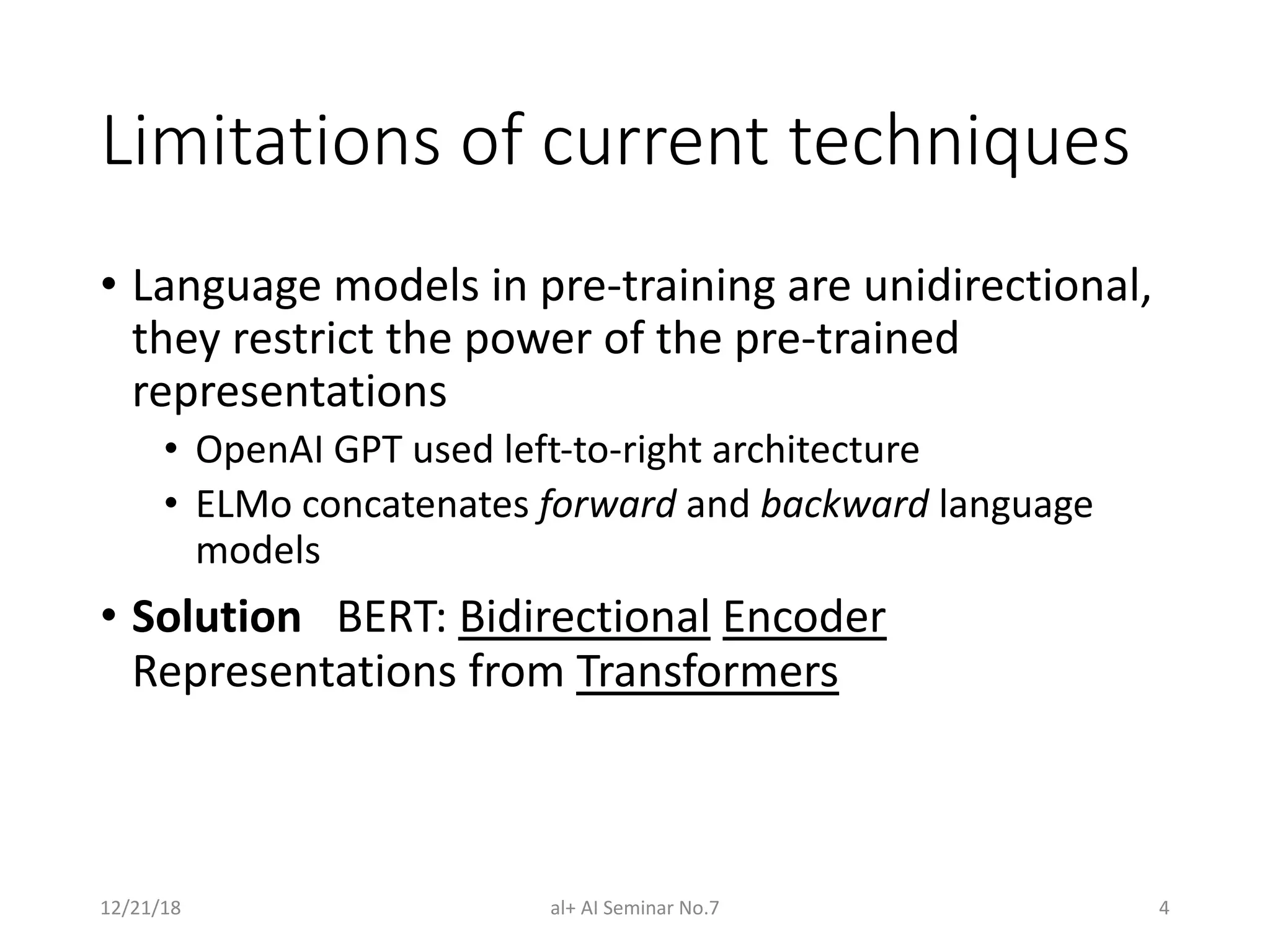 BERT: Pre-training of Deep Bidirectional Transformers for Language ...