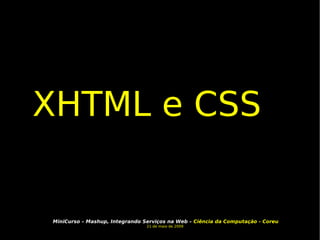 XHTML e CSS 