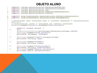 OBJETO ALUNO 