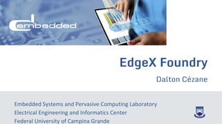 EdgeX Foundry
Dalton Cézane
 