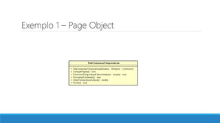 Exemplo 1 – Page Object