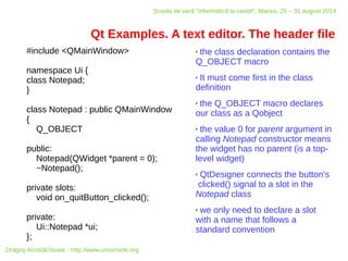 Introduction to Qt programming | PDF