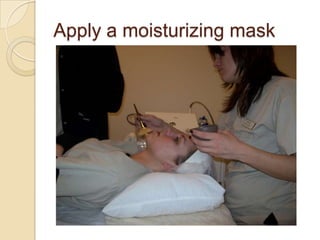 Apply a moisturizing mask