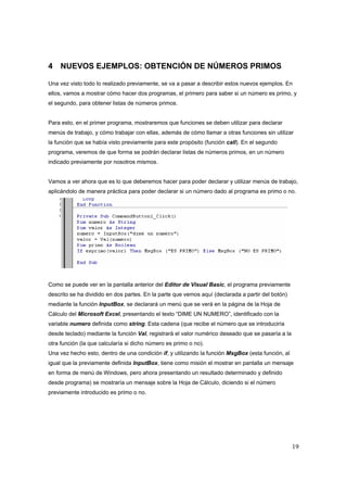 Mini Manual De Visual Basic Para Excel