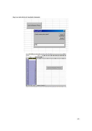 Mini Manual De Visual Basic Para Excel