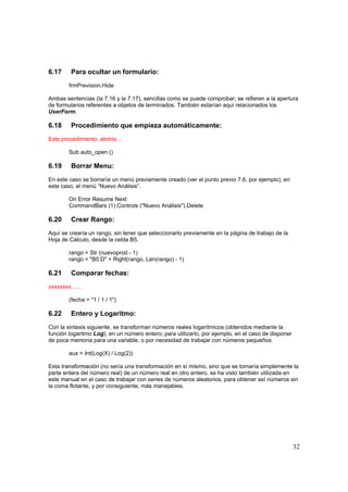 Mini Manual De Visual Basic Para Excel