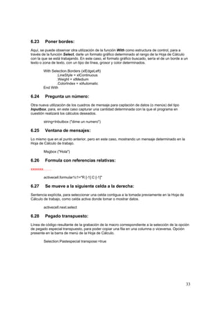 Mini Manual De Visual Basic Para Excel