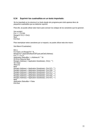 Mini Manual De Visual Basic Para Excel