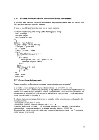 Mini Manual De Visual Basic Para Excel