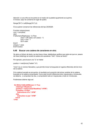 Mini Manual De Visual Basic Para Excel
