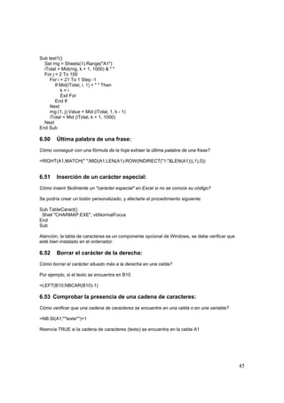 Mini Manual De Visual Basic Para Excel