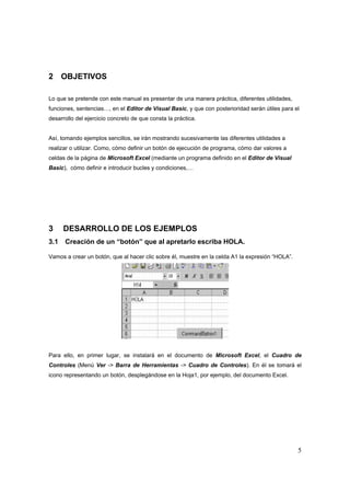 Mini Manual De Visual Basic Para Excel