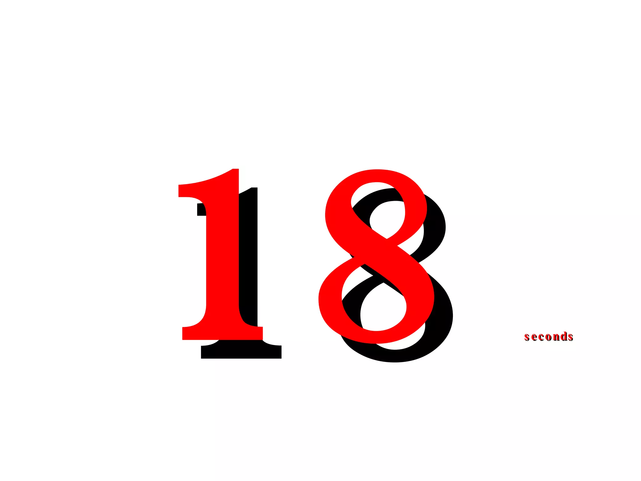 18   seconds 