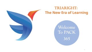 1
TriaRight:
The New Era of Learning
Welcome
To PACK
365
 