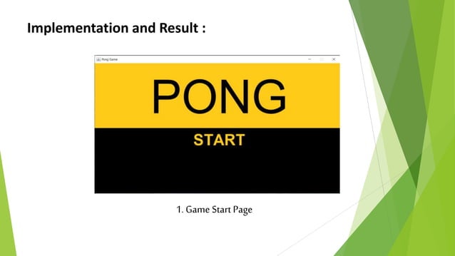 Pong Game using Java awt and swing | PPTX | Computing | Technology ...