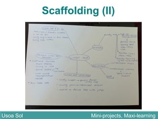 Scaffolding (II)
Usoa Sol Mini-projects, Maxi-learningUsoa Sol Mini-projects, Maxi-learning
 
