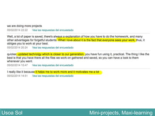 Usoa Sol Mini-projects, Maxi-learningUsoa Sol Mini-projects, Maxi-learning
 