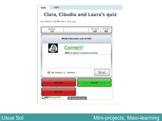Usoa Sol Mini-projects, Maxi-learningUsoa Sol Mini-projects, Maxi-learning
 