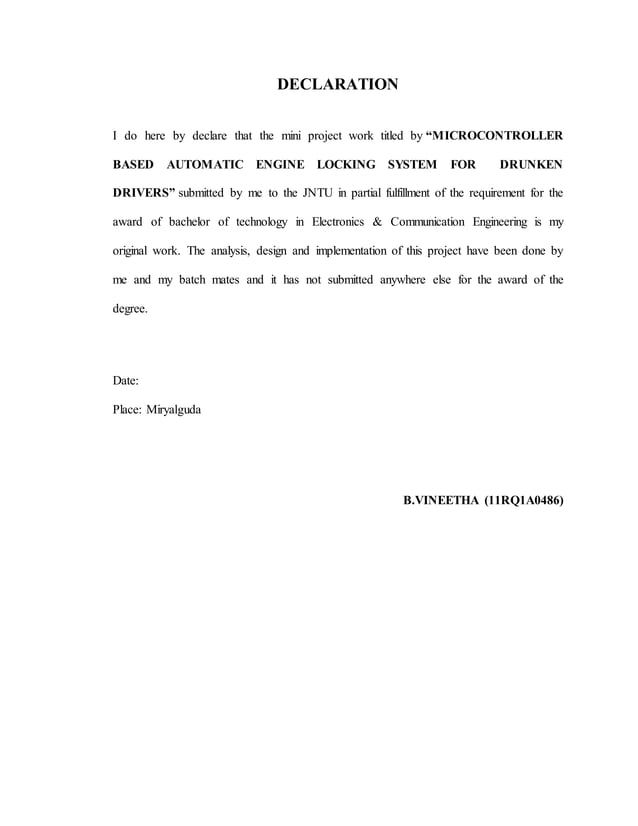 Microcontroller based automatic engine locking system for drunken