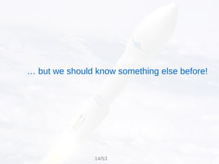 … but we should know something else before!
14/53
 