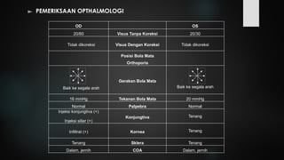 Visus Normal Mini Case_Diagnosis dan Tatalaksana Keratitis | PPTX