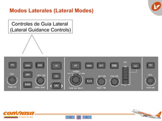 Modos Laterales (Lateral Modes)
Controles de Guia Lateral
(Lateral Guidance Controls)
 