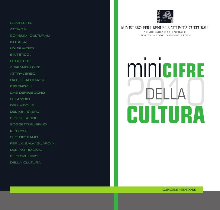 Minicifre Della Cultura 2010 Download Pdf