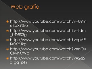 http://www.youtube.com/watch?v=U9m
e3qX93so
 http://www.youtube.com/watch?v=tdm
_LrDRS3g
 http://www.youtube.com/watch?v...
