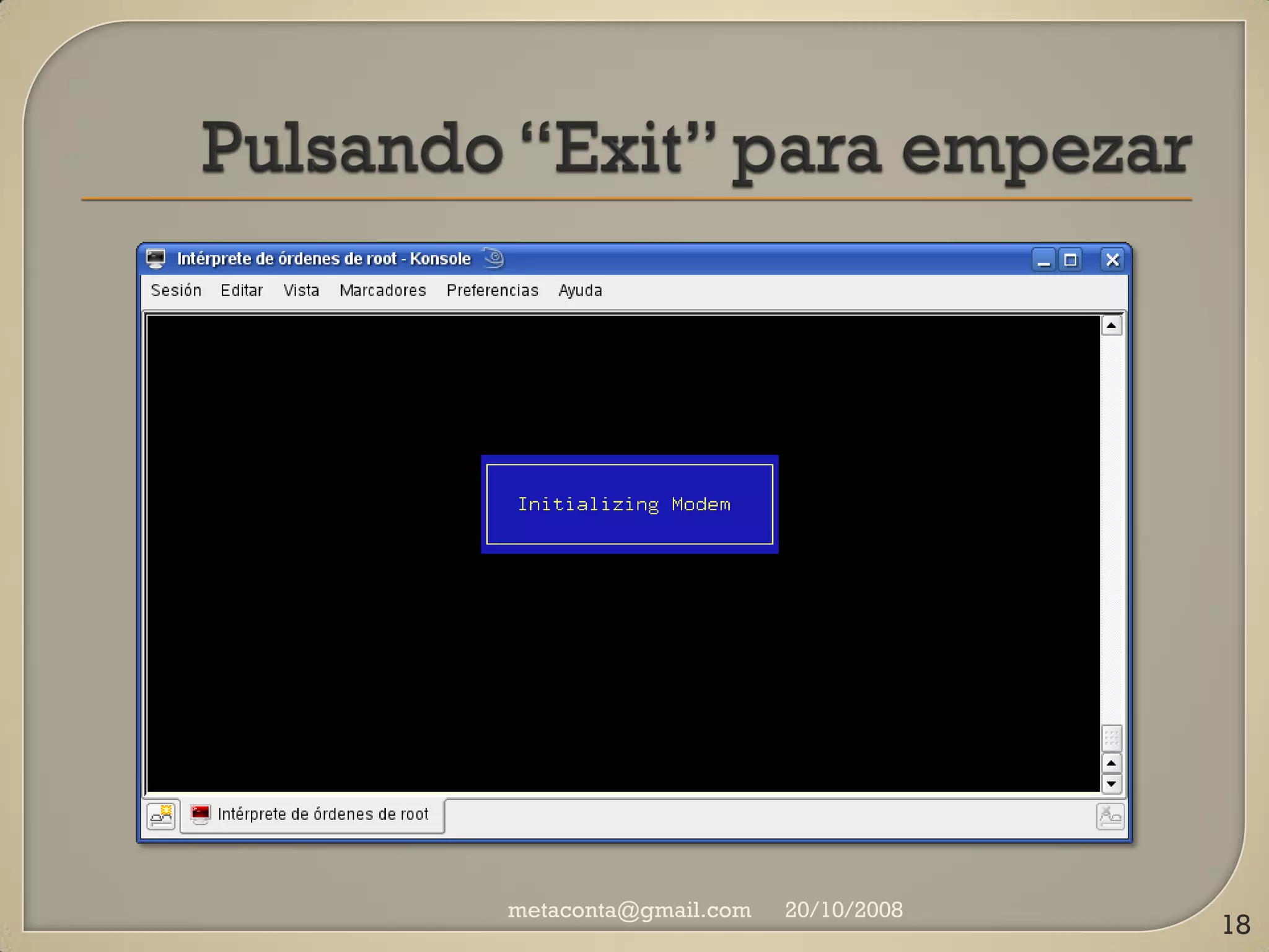 Manual básico Minicom