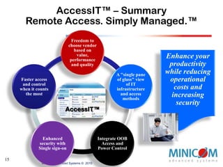 One web access portal to all IT users