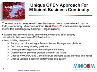  1996 – Entered the KVM market