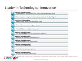 Leader in Technological Innovation