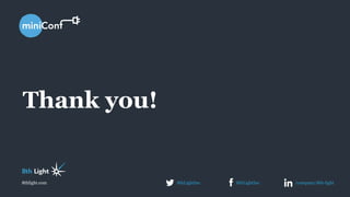 8thlight.com 8thLightInc 8thLightInc /company/8th-light
Thank you!
 