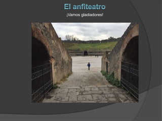¡Vamos gladiadores!
 