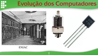 Evolução dos Computadores
1
ENIAC
 