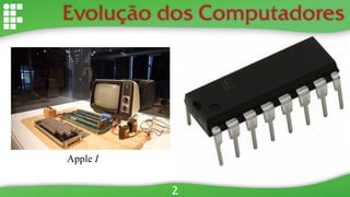 Evolução dos Computadores
2
Apple I
 