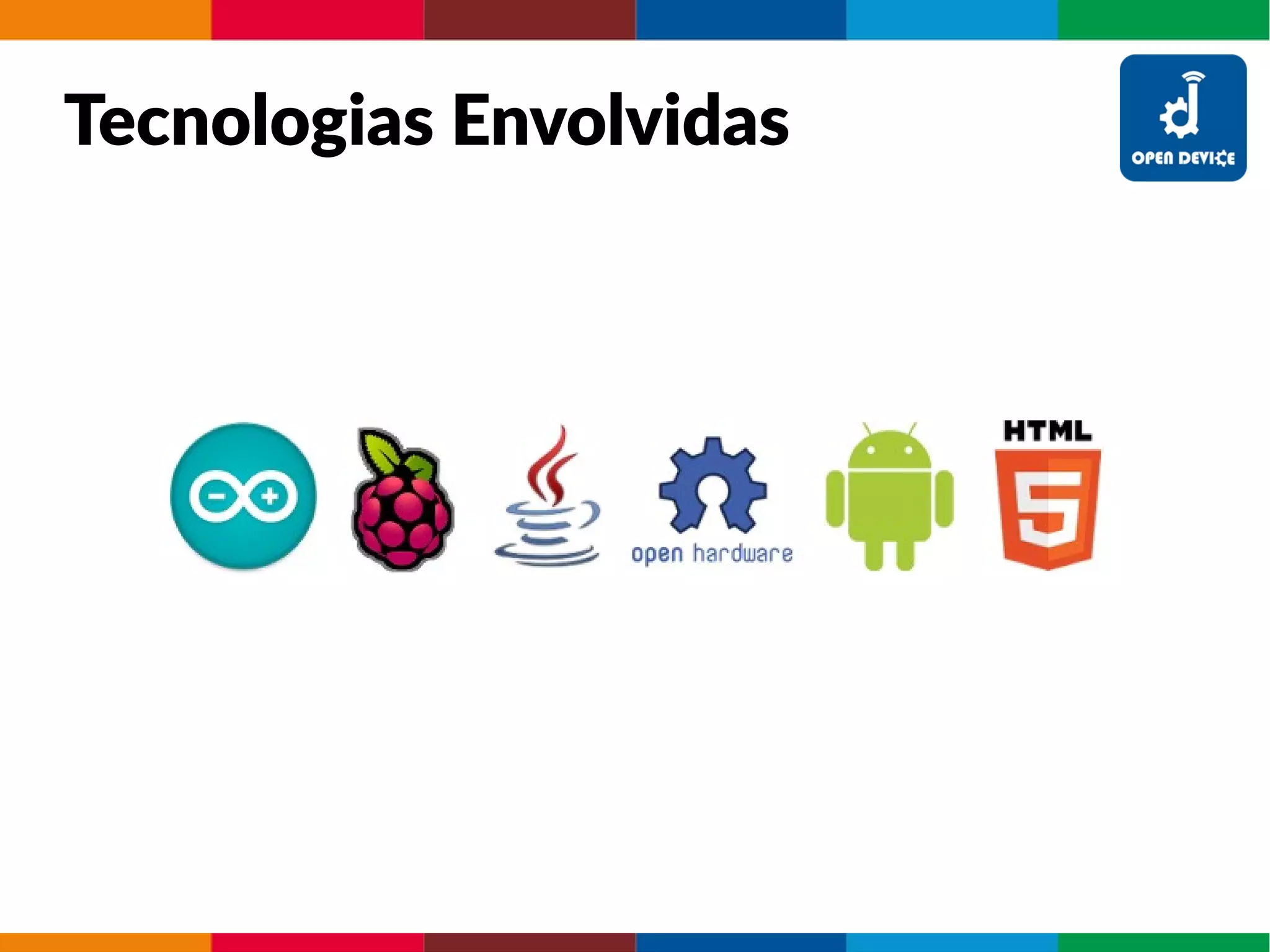 Tecnologias Envolvidas
 