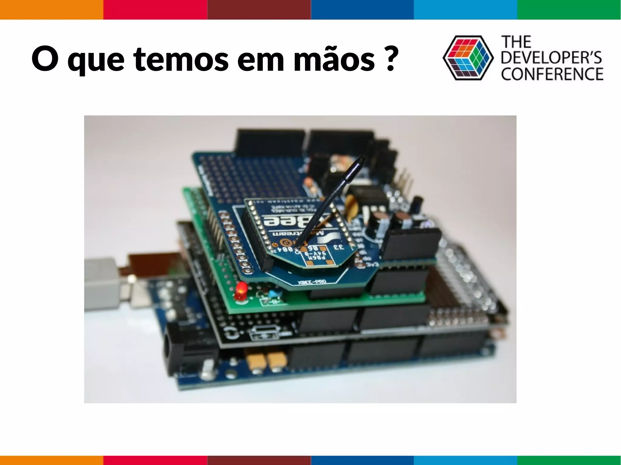 O que temos em mãos ?
 