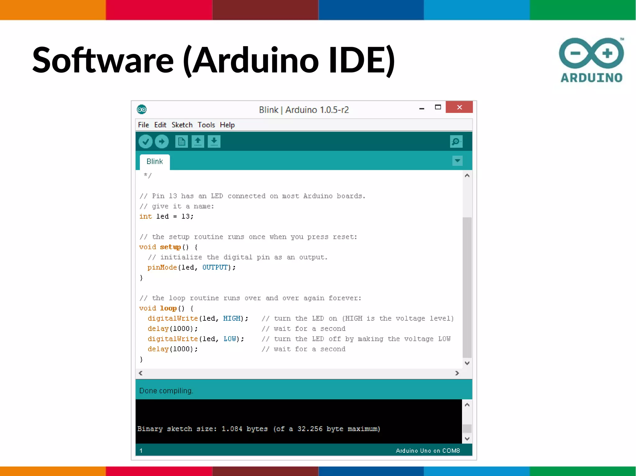 Software (Arduino IDE)
 