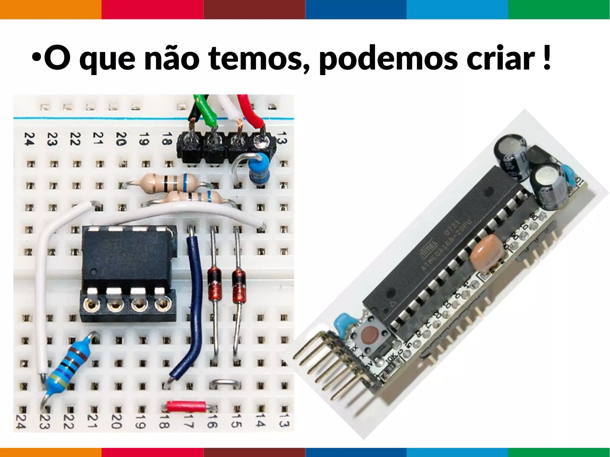 ●
O que não temos, podemos criar !
 