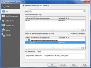 Inicializando um Projeto
2°) Observe na faixa lateral a opção SRC. Clique sobre ela para
que apareça a seguinte interface. Em Filtro digite o código
adequado para sua aplicação.
http://andersonmedeiros.com/
 