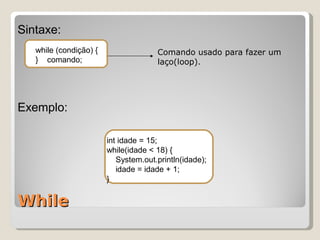 Mini Curso Java Day(Eliane Raquel)