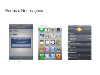 Alertas e Notiﬁcações
 